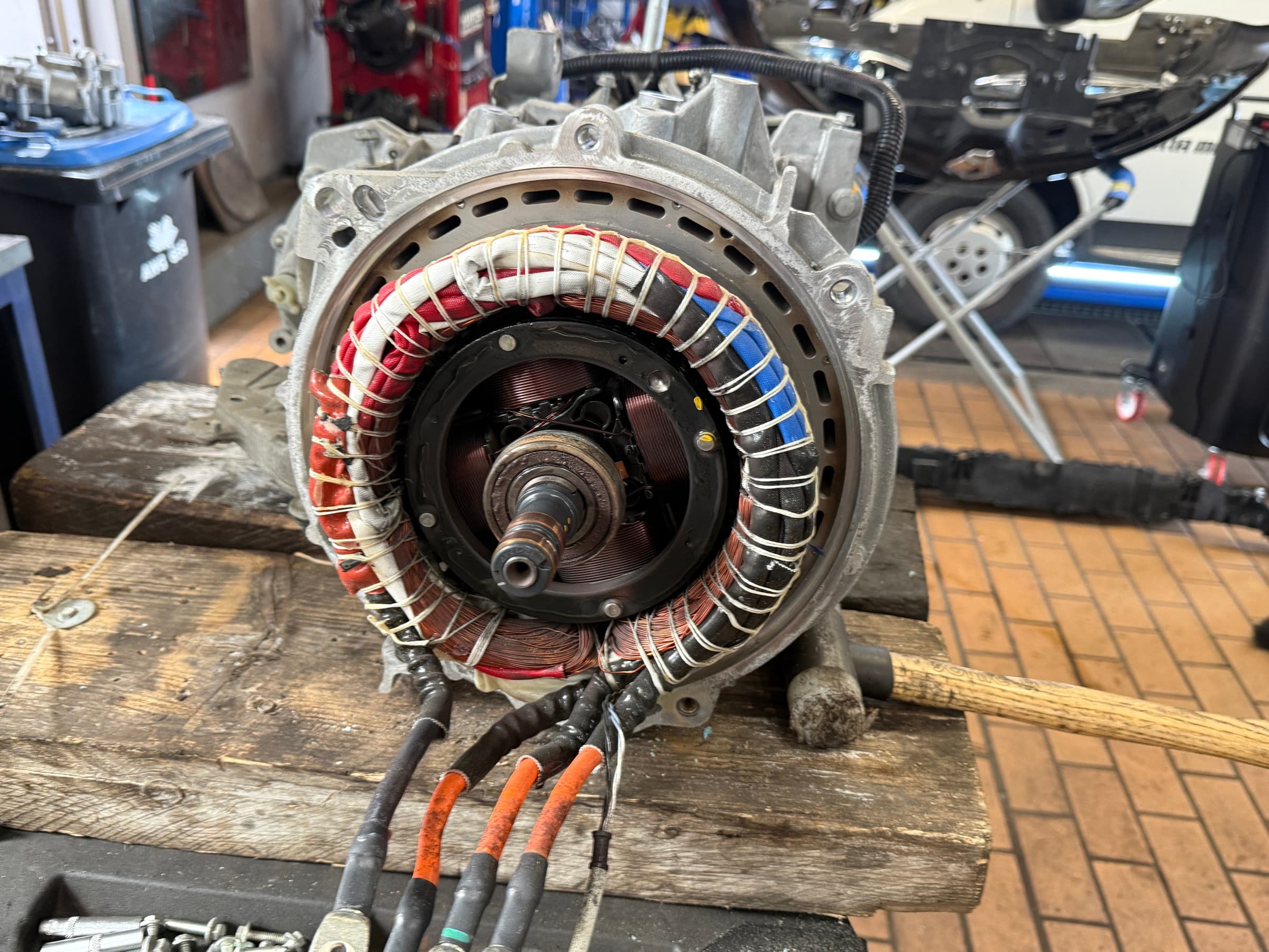 Renault Zoe Motor Typ 5AQ Demontage
