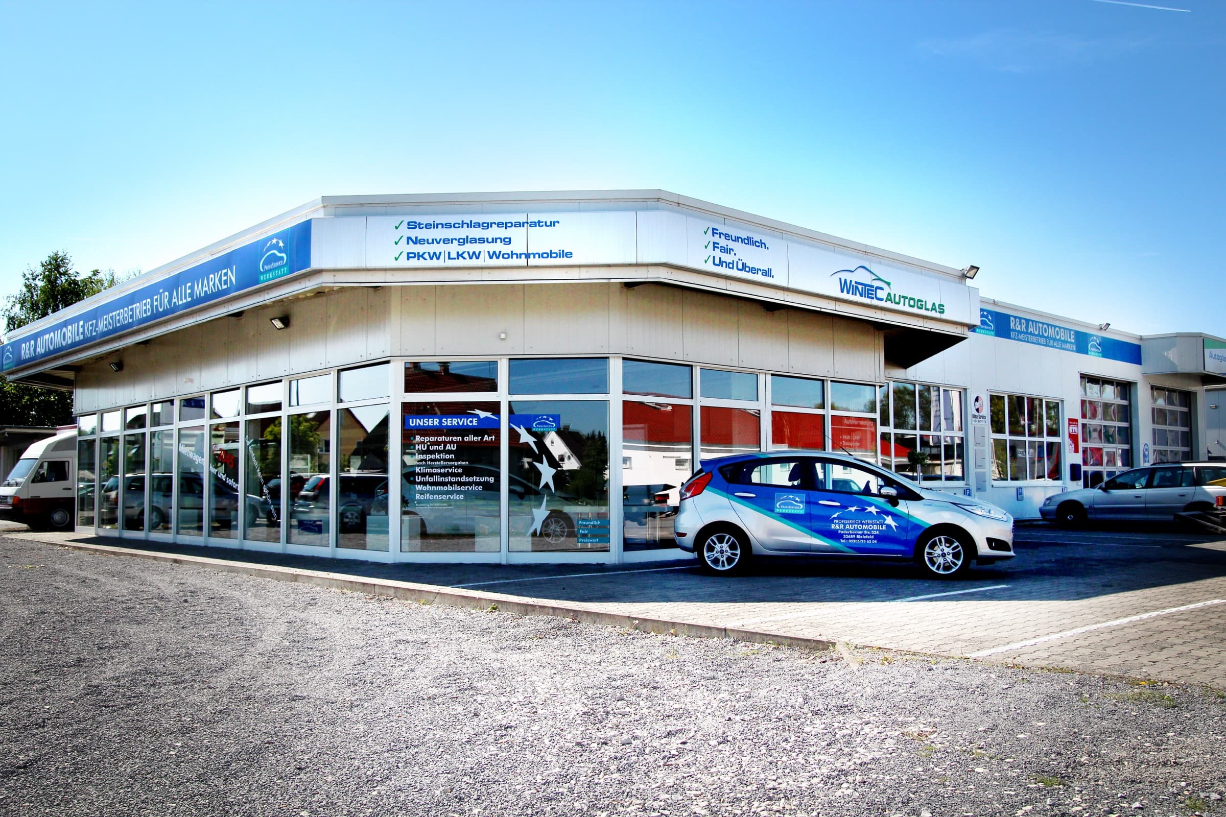 Werkstatt von R&R Automobile in Schloß Holte-Stukenbrock
